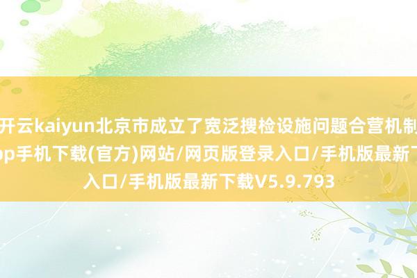 开云kaiyun北京市成立了宽泛搜检设施问题合营机制-kai云体育app手机下载(官方)网站/网页版登录入口/手机版最新下载V5.9.793