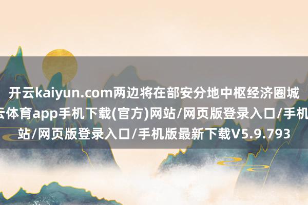 开云kaiyun.com两边将在部安分地中枢经济圈城市打造试点步地-kai云体育app手机下载(官方)网站/网页版登录入口/手机版最新下载V5.9.793