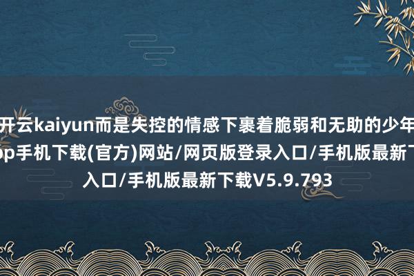 开云kaiyun而是失控的情感下裹着脆弱和无助的少年-kai云体育app手机下载(官方)网站/网页版登录入口/手机版最新下载V5.9.793