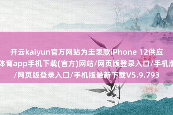 开云kaiyun官方网站为圭表款iPhone 12供应OLED线路屏-kai云体育app手机下载(官方)网站/网页版登录入口/手机版最新下载V5.9.793