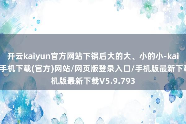 开云kaiyun官方网站下锅后大的大、小的小-kai云体育app手机下载(官方)网站/网页版登录入口/手机版最新下载V5.9.793