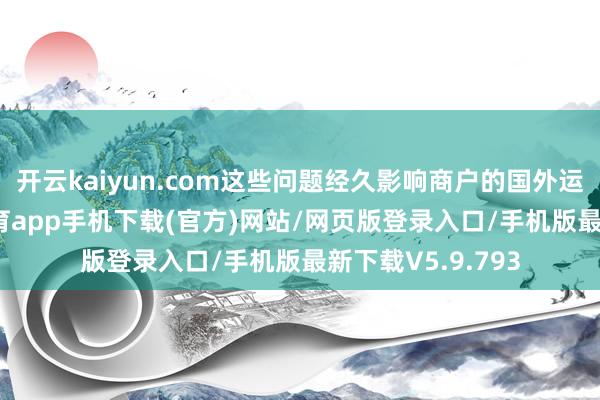 开云kaiyun.com这些问题经久影响商户的国外运营后果-kai云体育app手机下载(官方)网站/网页版登录入口/手机版最新下载V5.9.793