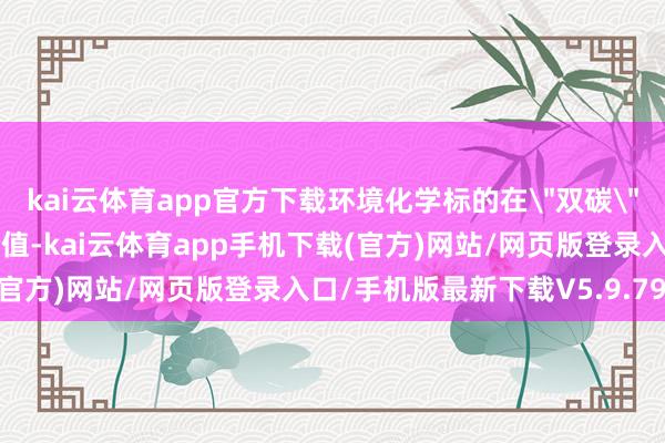 kai云体育app官方下载环境化学标的在